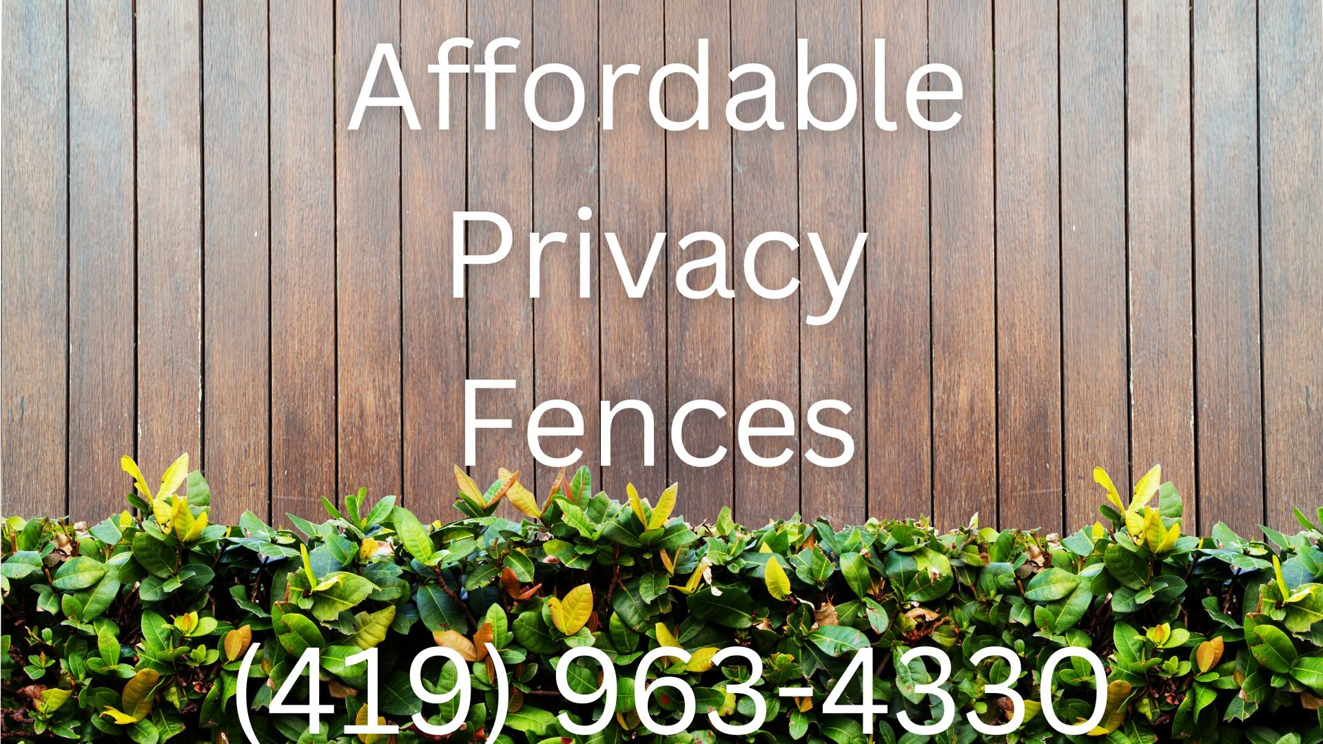 Fence Companies Near Me Temperance Michigan
